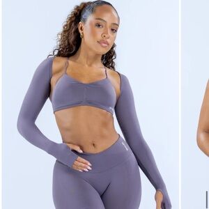Dfyne vision shrug and bra set